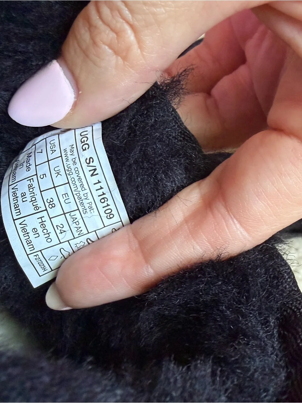 Black UGG Mini Boots